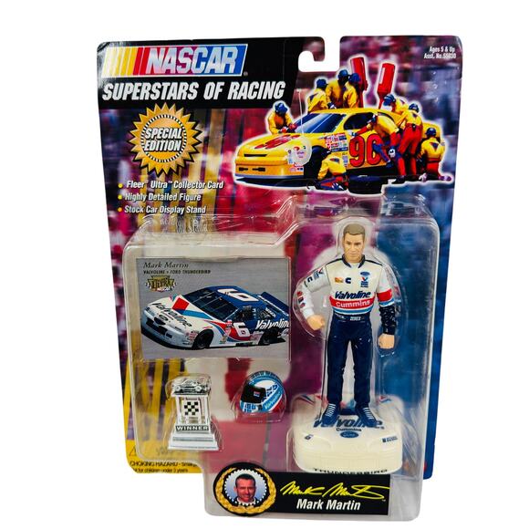 5 for $25| Nascar Superstars of Racing Mark Martin Figure Special Edition 1997 - Picture 1 of 4